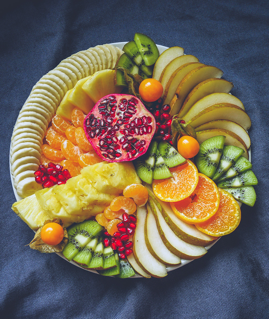 Pomegranate Fruit Platter