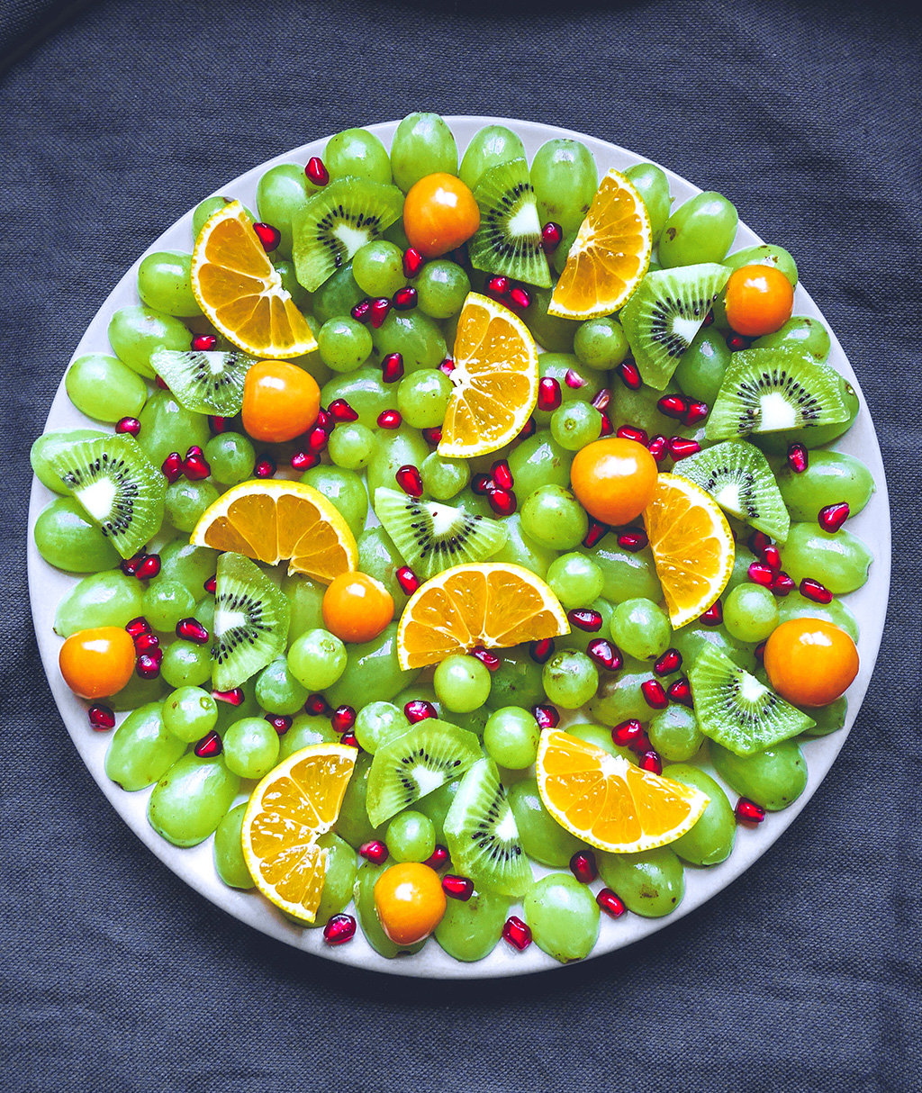 Cape Gooseberry & Grape Fruit Platter