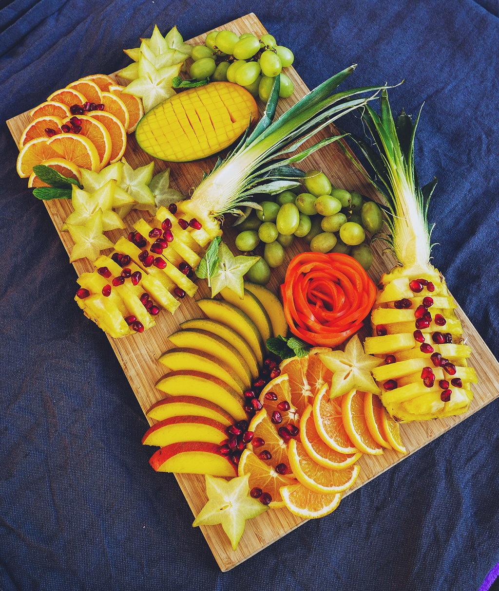 Pineapple & Starfruit Fruit Platter