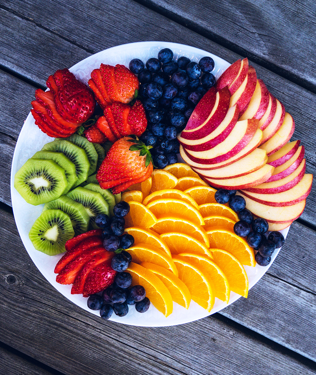 Orange & Blueberry Fruit Platter