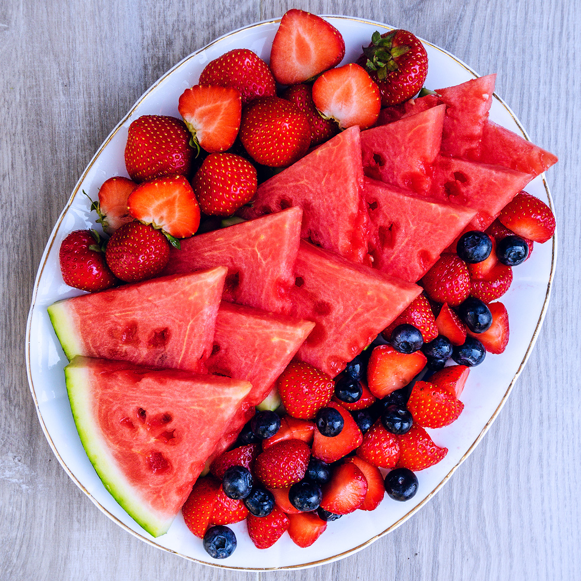 Watermelon & Berries Fruit Platter